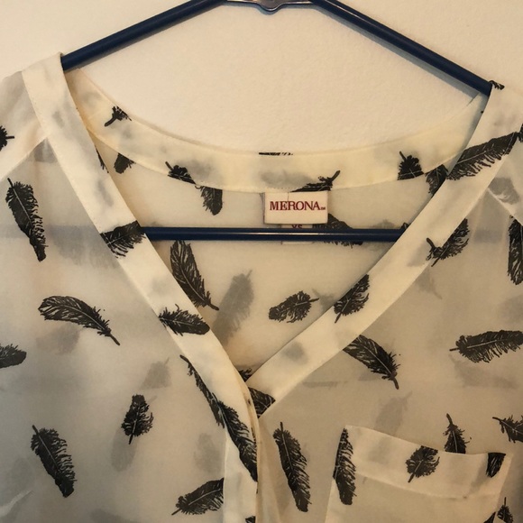 Sheer Button Up - Picture 5 of 5